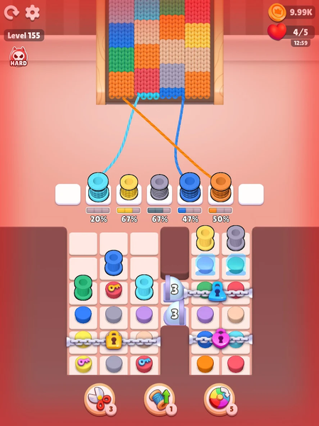 Color Knitzy - Gameplay image of android game