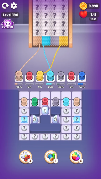 Color Knitzy - Gameplay image of android game