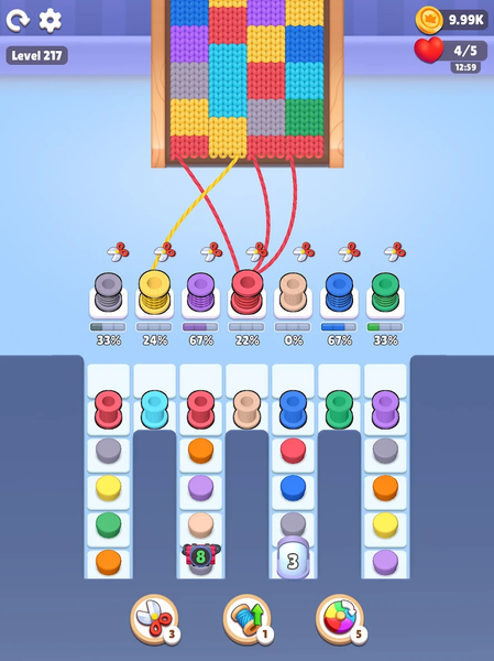 Color Knitzy - Gameplay image of android game