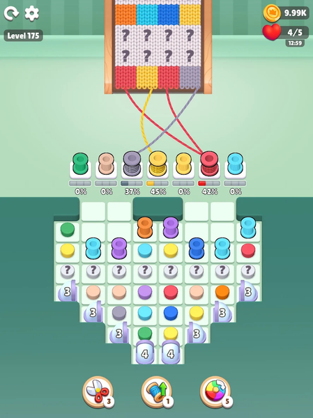 Color Knitzy - Gameplay image of android game