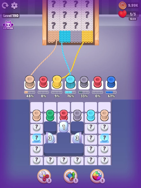 Color Knitzy - Gameplay image of android game