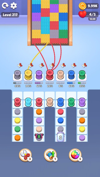 Color Knitzy - Gameplay image of android game