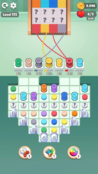 Color Knitzy - Gameplay image of android game