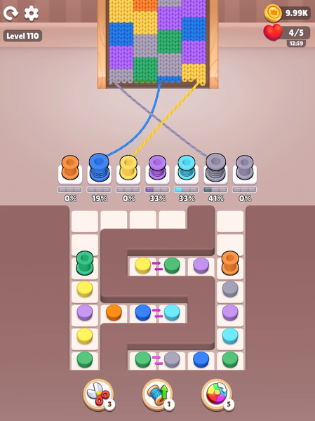 Color Knitzy - Gameplay image of android game