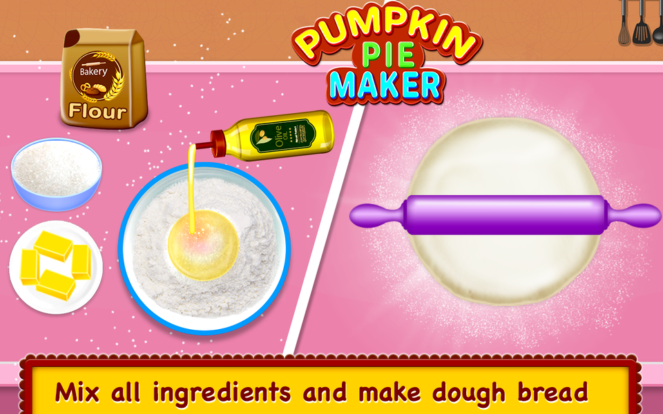 Pumpkin Pie Maker - Dessert Fo - عکس برنامه موبایلی اندروید