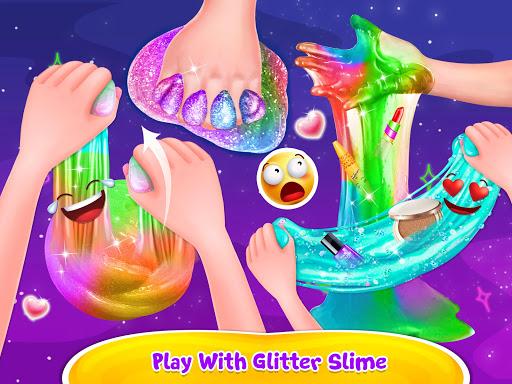 Make-up Slime - Glitter Slime - Gameplay image of android game