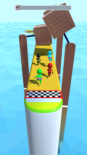 Sea Race 3D - Fun Squid Run 3D - Gameplay image of android game