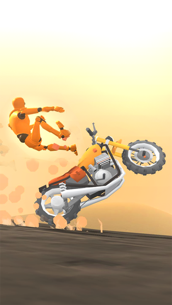 Ragdoll Brothers Downhill - Gameplay image of android game