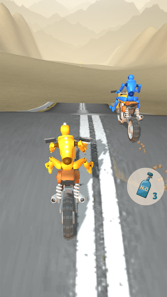 Ragdoll Brothers Downhill - Gameplay image of android game