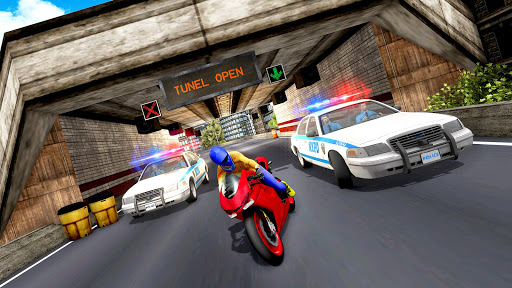 Police Car Vs Theft Bike - Image screenshot of android app