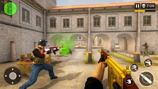 counter strike Gun shooting - Gameplay image of android game