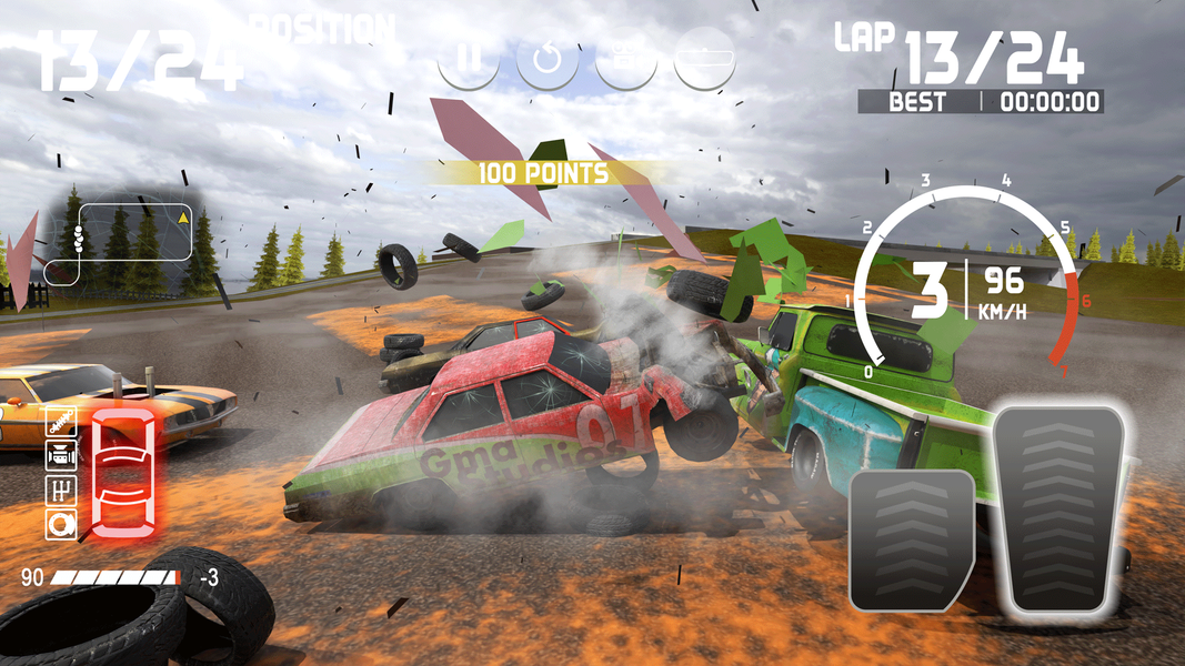 Demolition Derby: Car Games - Gameplay image of android game