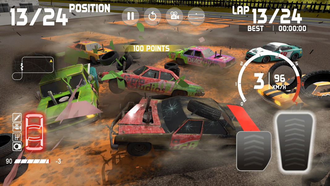Demolition Derby: Car Games - Gameplay image of android game