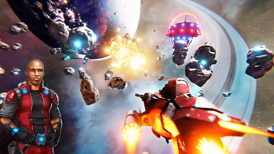 Space Strike: Galaxy Shooter - Gameplay image of android game
