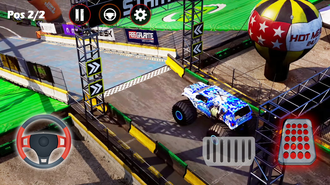 Monster Truck Racing Tracks - عکس بازی موبایلی اندروید