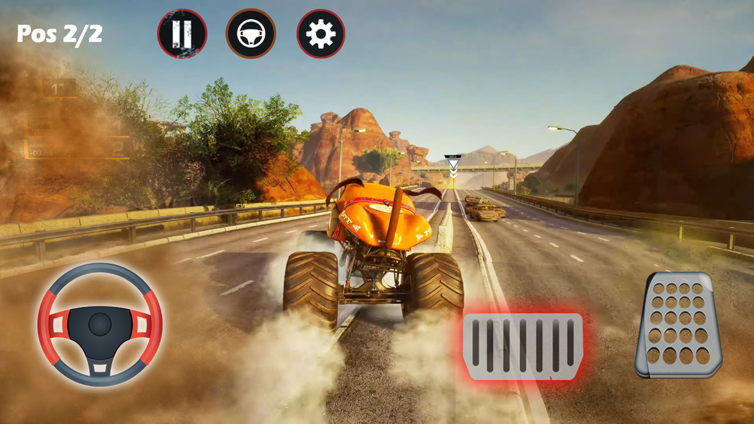 Monster Truck Racing Tracks - عکس بازی موبایلی اندروید