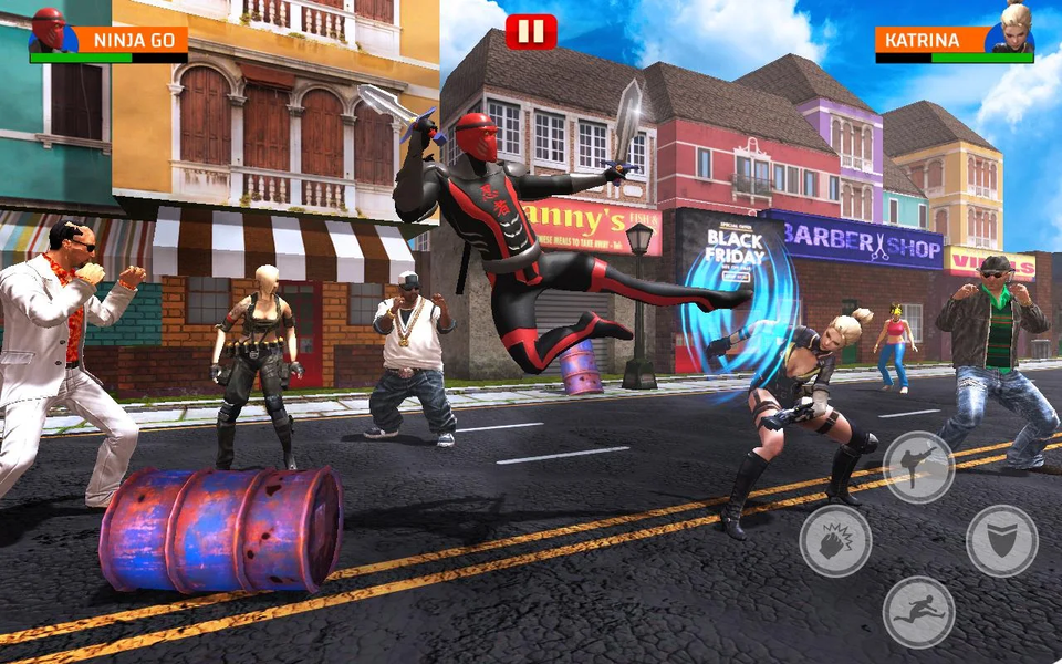 Super Ninja Hero Fighting Game - عکس بازی موبایلی اندروید