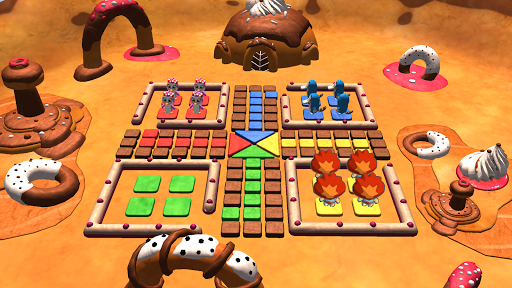 Ludo 3D Multiplayer - Gameplay image of android game