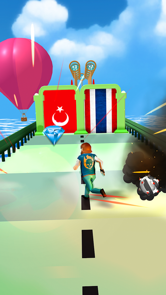 Flag Master - Quiz Run 3d - عکس بازی موبایلی اندروید