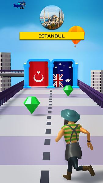 Flag Master - Quiz Run 3d - عکس بازی موبایلی اندروید