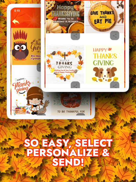 Thanksgiving Cards Wishes GIFs - عکس برنامه موبایلی اندروید