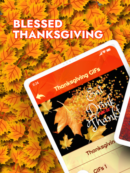 Thanksgiving Cards Wishes GIFs - عکس برنامه موبایلی اندروید