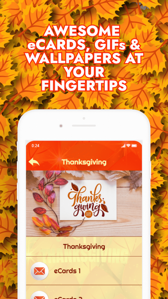 Thanksgiving Cards Wishes GIFs - عکس برنامه موبایلی اندروید