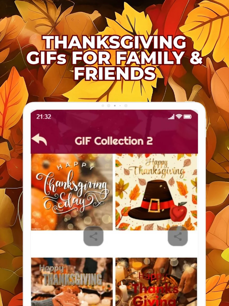 Thanksgiving Day Wishes GIF - عکس برنامه موبایلی اندروید