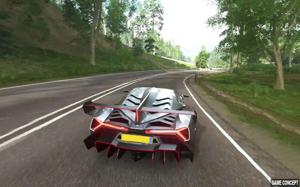 Super Cars Racing Horizon - Gameplay image of android game