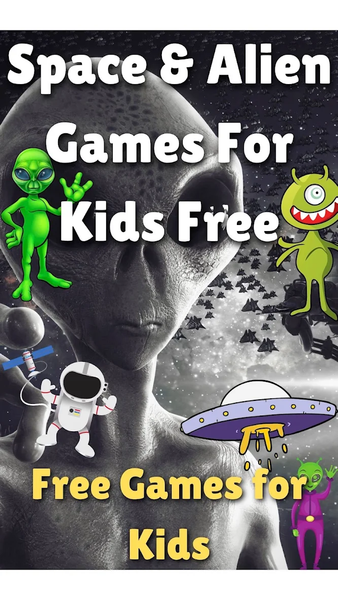 Space Games For Kids: Aliens - عکس بازی موبایلی اندروید