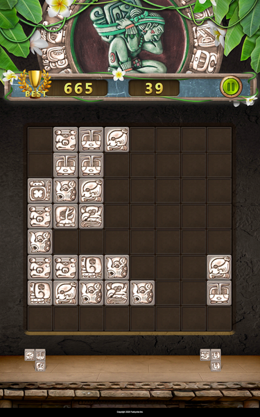 Glyph of Maya : Block Puzzle - عکس بازی موبایلی اندروید