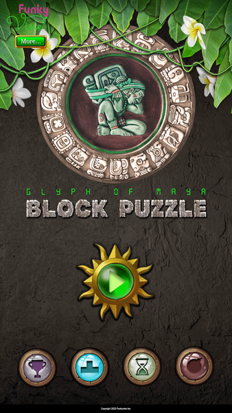 Glyph of Maya : Block Puzzle - Gameplay image of android game