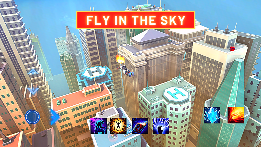 Super hero Flying iron jet man - عکس بازی موبایلی اندروید