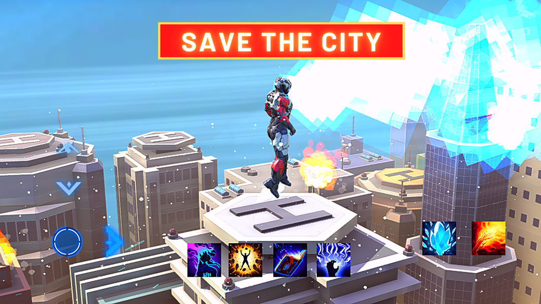 Super hero Flying iron jet man - عکس بازی موبایلی اندروید