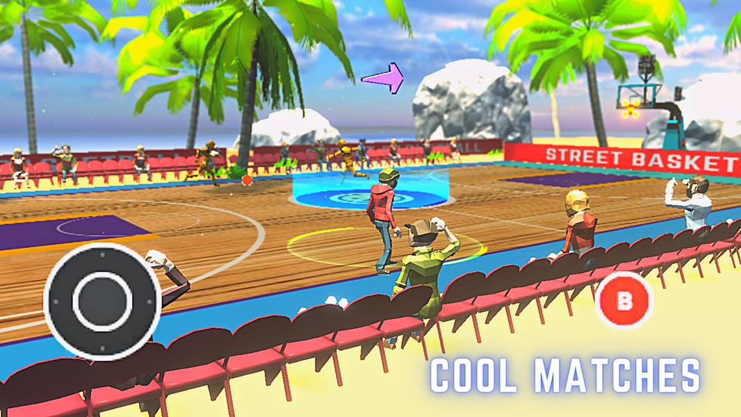 basketball local street - Gameplay image of android game