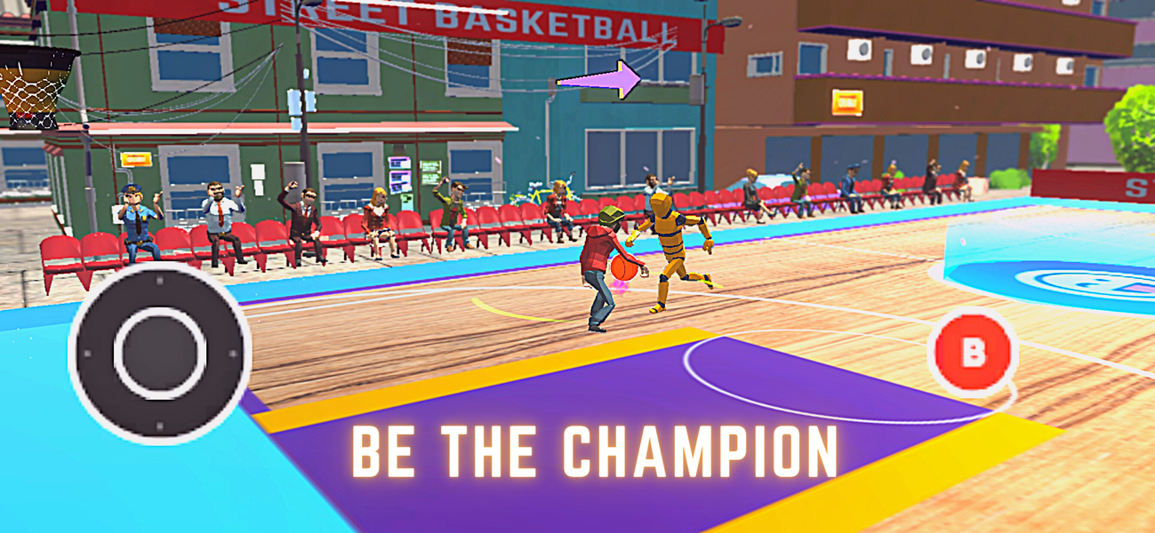 basketball local street - Gameplay image of android game