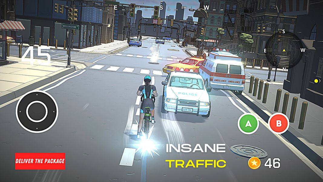 Bike city drive taxi game - عکس بازی موبایلی اندروید