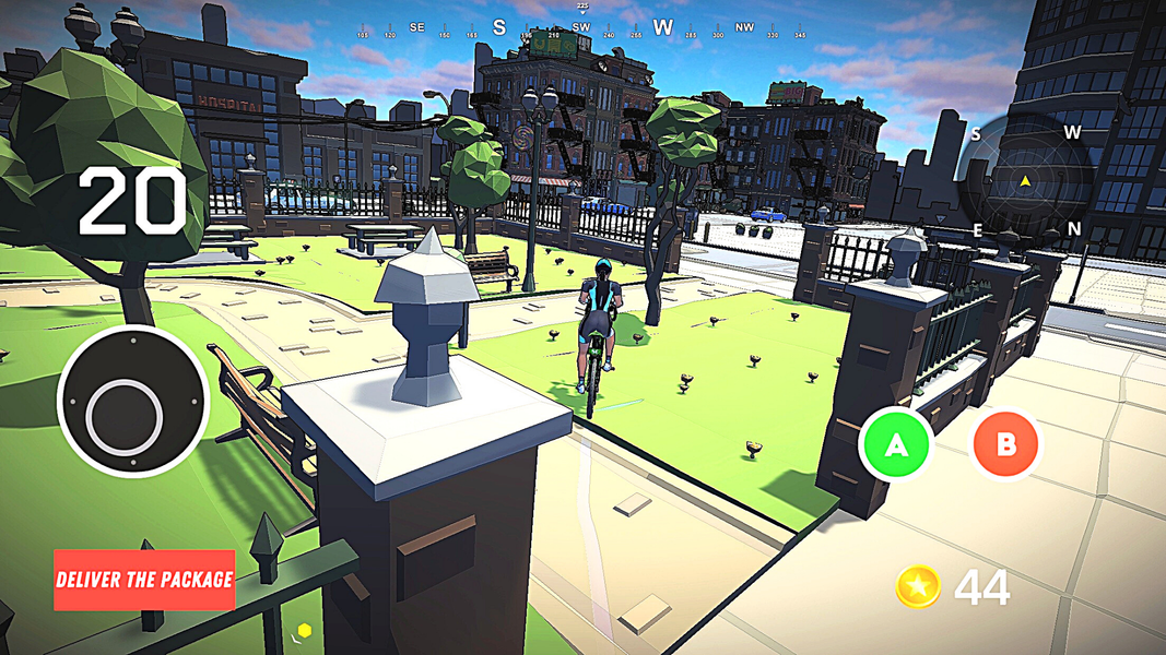 Bike city drive taxi game - عکس بازی موبایلی اندروید