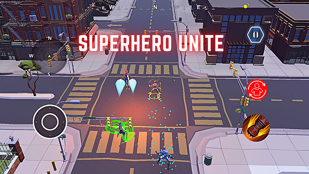 superhero team fight games - عکس بازی موبایلی اندروید
