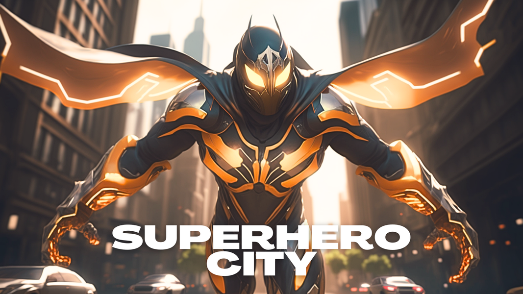 Superhero spider city fighter - Gameplay image of android game