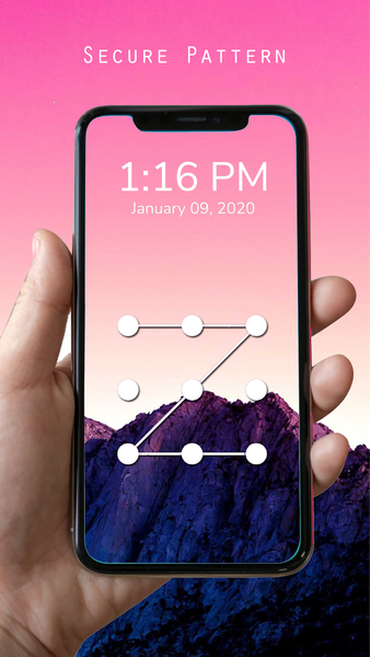 Pattern Lock Screen - Image screenshot of android app