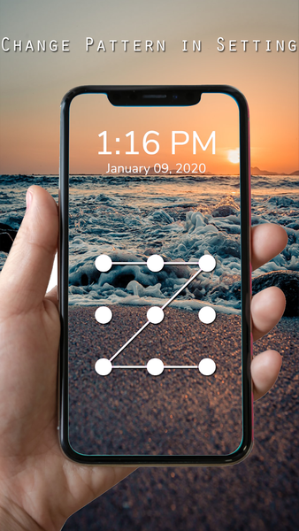 Pattern Lock Screen - Image screenshot of android app