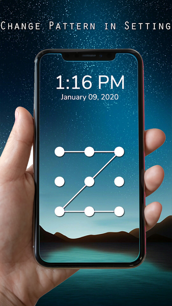 Pattern Lock Screen - Image screenshot of android app