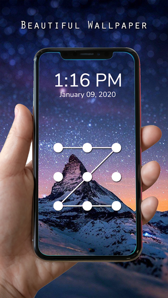 Pattern Lock Screen - Image screenshot of android app