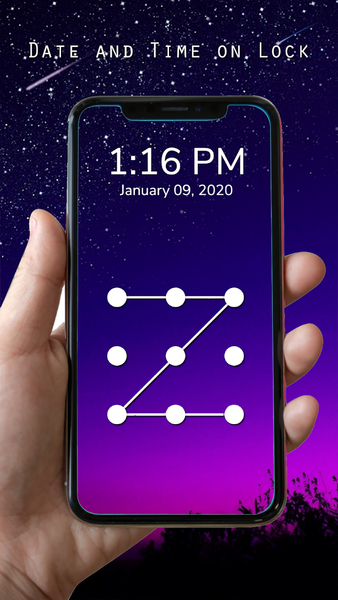 Pattern Lock Screen - Image screenshot of android app