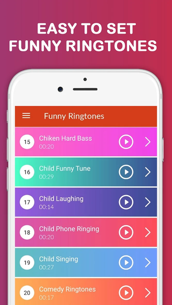 Funny Ringtones: Funny Sounds - Image screenshot of android app