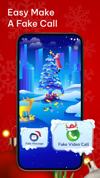 Call Santa Claus - Prank Call - عکس برنامه موبایلی اندروید