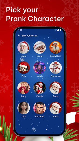 Call Santa Claus - Prank Call - عکس برنامه موبایلی اندروید