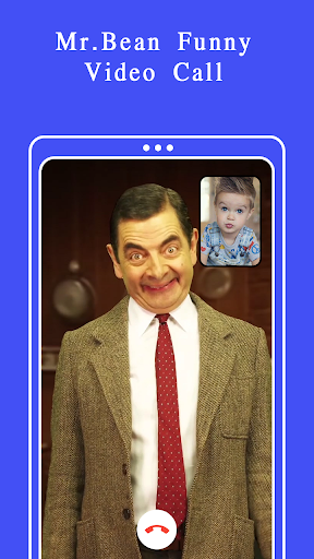 Mr.Bean Funny Video Call Prank - Image screenshot of android app