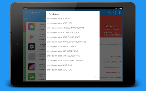 VirusTotal Mobile - Image screenshot of android app